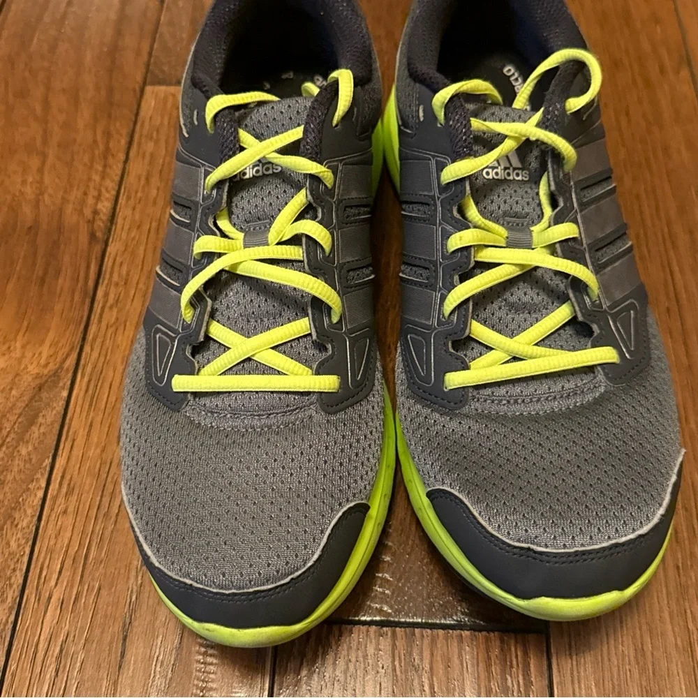 Adidas Men's Galactic Elite Running Shoe Grey/Solar Yellow 10.5‎